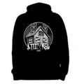 Black hoodie with 'Attic Crew' logo on a white background